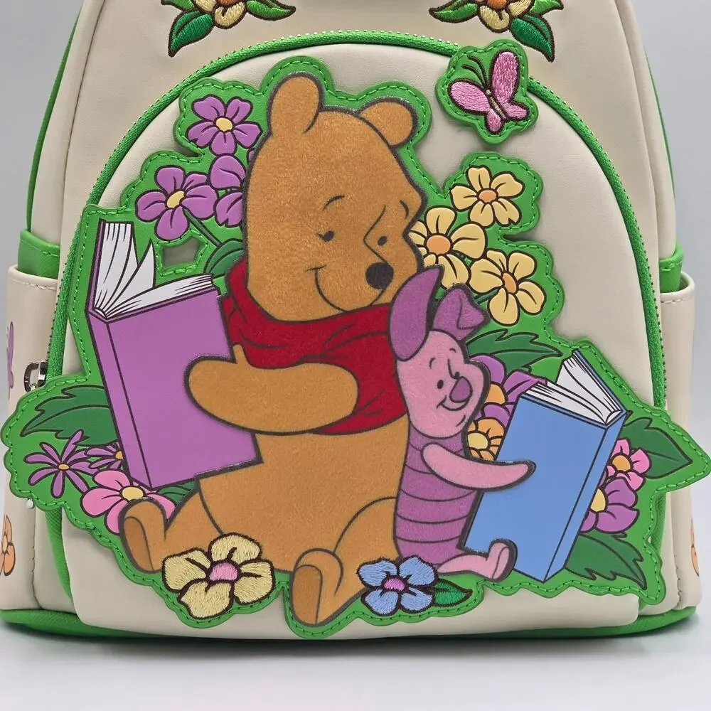 Loungefly Disney Winnie the Pooh Piglet & Pooh Bear Reading Mini Backpack